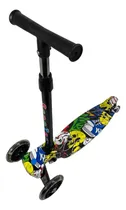 Comprar Tripatin Monopatin Scooter Diseño Estampado C Luces Plegable