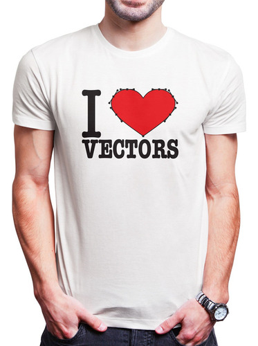 Polo Varon I Love Vectors (d0454 Boleto.store)