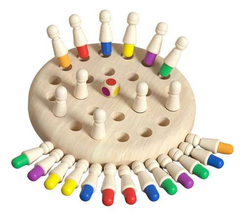 Memory Board Game Wood Memory Match Sticks Para 16cmx16cm