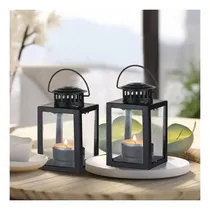 Comprar Estacia De 2 Linternas Negras