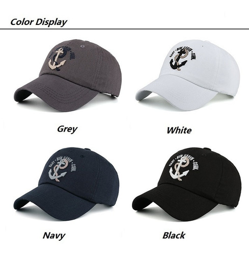 Gorras Marina New Haven Ancla Bordada Navegante Importadas