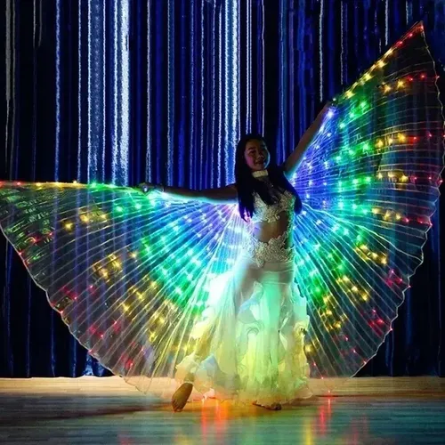 Alas De Mariposa Brillantes Con Luces LED Y Música - Ajustables, Para Fiestas, Cosplay Y Navidad Alas De Mariposa Brillantes Con Luces LED Y Música - Ajustables, Para Fiestas, Cosplay Y Navidad
