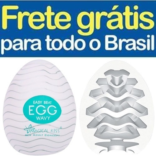 * Frete Grátis * Egg Ovo Masturbador Masculino Magical Kiss