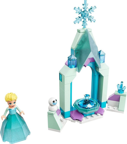 Lego Disney Pátio Do Castelo Da Elsa 53 Peças 43199