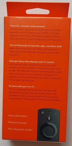Imagen 2 de 4 de Amazon Fire Tv Stick 4k Nuevo !!!