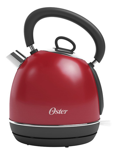 Imagen 3 de 4 de Hervidor Eléctrico Oster® Tradicional 1.7 Lt Bvstked388r Color Rojo
