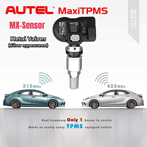 Autel Maxitpms Sensor Mx 4pcs Pack Stem Metal Stem 315/433mh