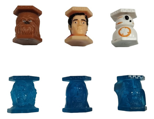 Lote 6 Abatons Star Wars Diferentes - Estilo Gogo's