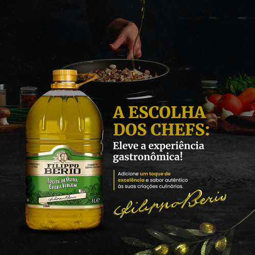 Azeite De Oliva 5 Litros Extra Virgem Italiano Filippo Berio