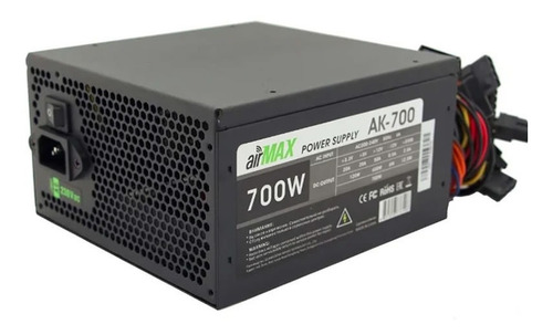 Fuente De Poder Airmax Ak-700 700 Watt Envio Gratis