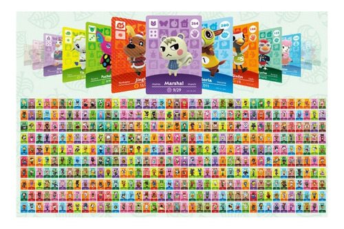 Tarjetas Amiibo Animal Crossing Set Completo (504 Unidades)