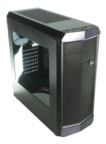 Chasis Gamer Gabinete Negro Metalico Atx Torre Environ Malla