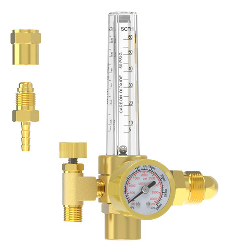 Yeswelder Argón/co2 Mig Tig Medidor De Flujo Regulador De Ga