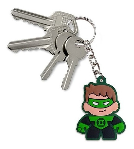 Imagem 2 de 2 de Chaveiro Geek Nerd Dc Lanterna Verde Green Lantern