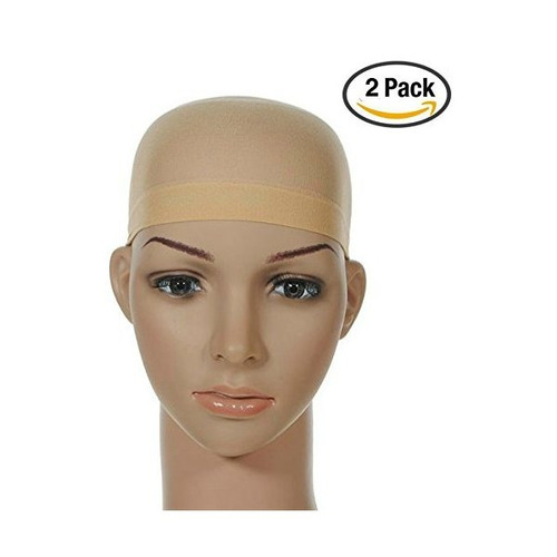 Asx Diseño Peluca Caps - Neutro (paquete De 2)