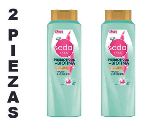 Acondicionador Sedal Care+ Prebióticos + Biotina 620 Ml,2