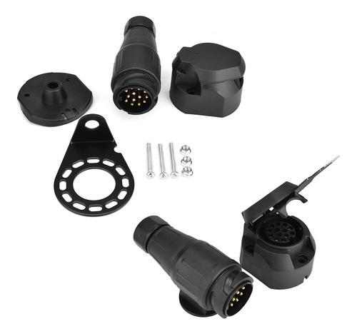 Conector De Reboque 12v 13 Pinos, Conector, Conector, Suport