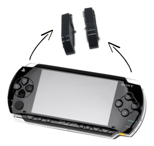 2x Gatillos Psp Play Station Portable 2000 3000 Botones