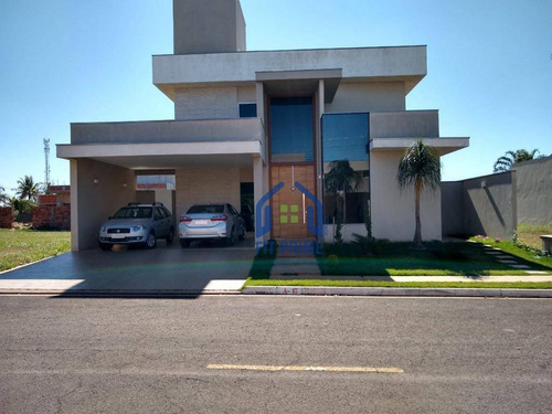 Casa Com 3 Dormitórios À Venda, 300 M² Por R$ 1.200.000,00 - Condominio Golden Park Residence - Mirassol/sp - Ca1553