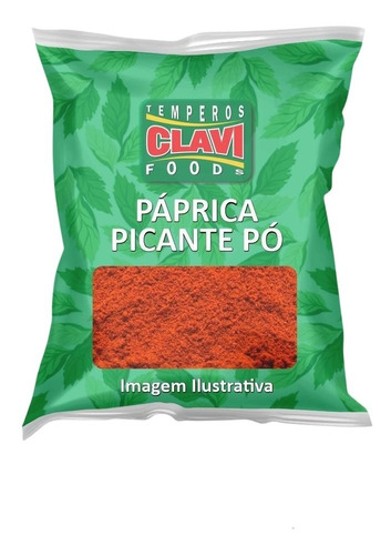 Páprica Picante Pó 10kg - Clavi Temperos E Foods