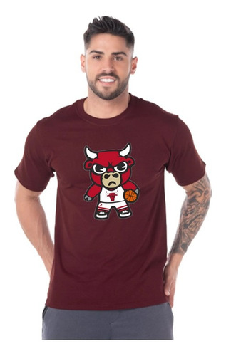 Polera Bull Basket  Camisetas De Hombre 