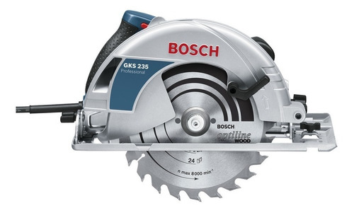 Sierra circular eléctrica Bosch Professional GKS 235 235mm 2100W azul 230V-240V