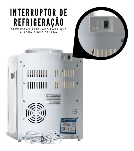Bebedouro Refrigerado Amvox Abb 240 Branco Bivolt