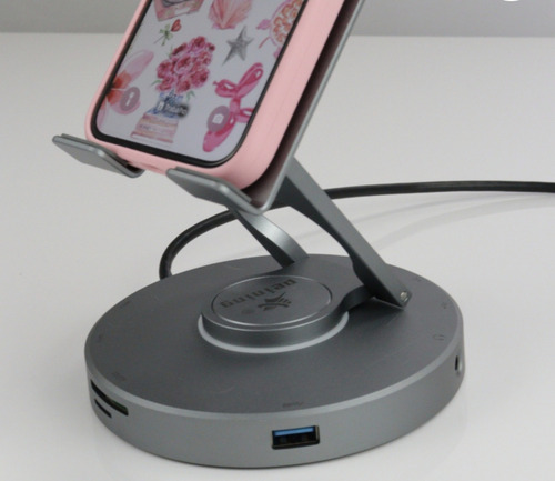 Suporte Multifuncional Para Smartphone E Tablet, Steam Deck Cor Prateado