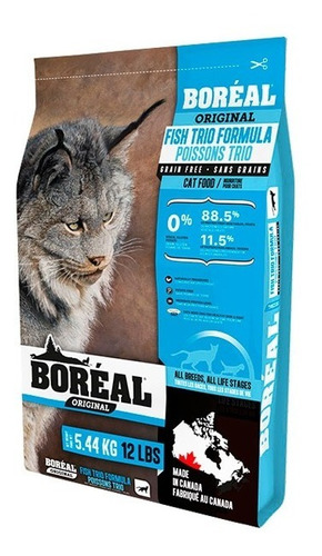 Alimento Gatos Boréal Pescado Fresco Grain Free 2 Kg