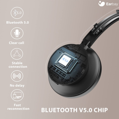 Earbay Auriculares Bluetooth Con Micrófono Auriculares