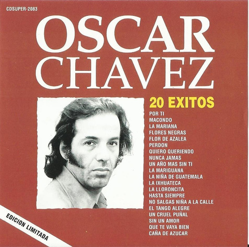 Oscar Chavez - 20 Exitos Cd Música Nuevo