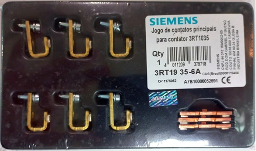 Jogo De Contato 3rt1935-6a Para 3rt1035 Siemens