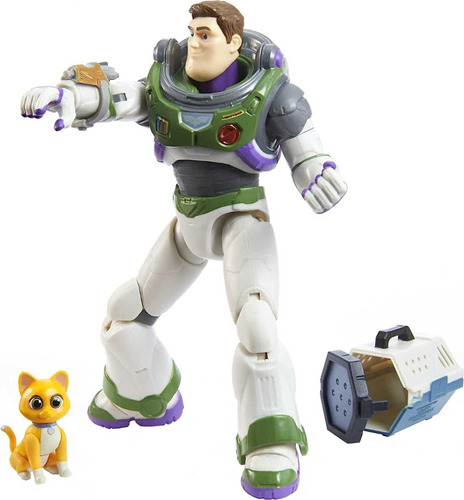 Figura Buzz Lightyear Buzz Alpha Incluye Gato Sox Original