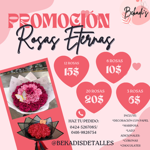 Ramos De Rosas Eternas 