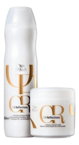Kit Oil Reflections Shampoo 250ml E Máscara 150ml - Wella