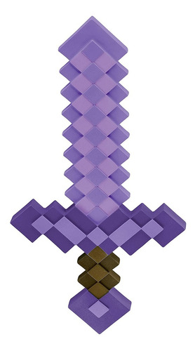 Minecraft Espada Encantada Morada 50 Cm E Color Morado