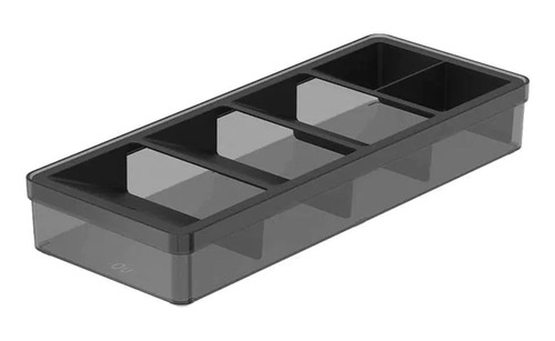 Organizador De Cubiertos Clear Ou Colores Cocina Premium