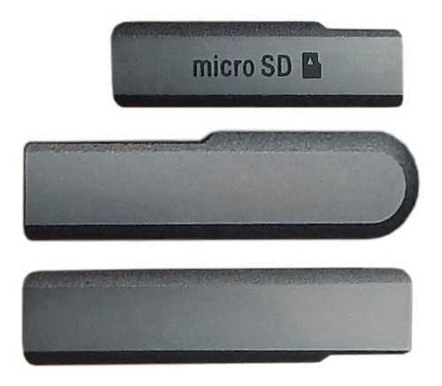 Imagen 1 de 1 de Sony Xperia Z1 Compact Tapas Puertos Negro Sim Micro Sd Carg