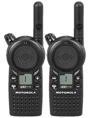 Paquete De 2 Walkie Talkies Radio (uhf) Bidireccionales Moto