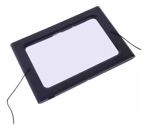 Lupa Plegable De 2,5 Luces Led Con Soporte, Tamaño Grande