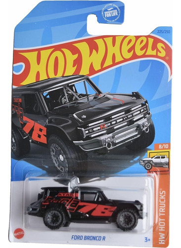 Hot Wheels Ford Bronco R - Negra- 03_recs
