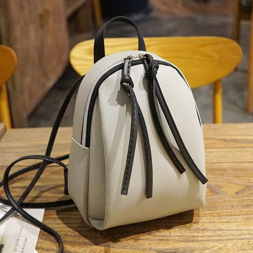 Mochila Chica Mujer Cuero Urbana Moderna Ultima Moda