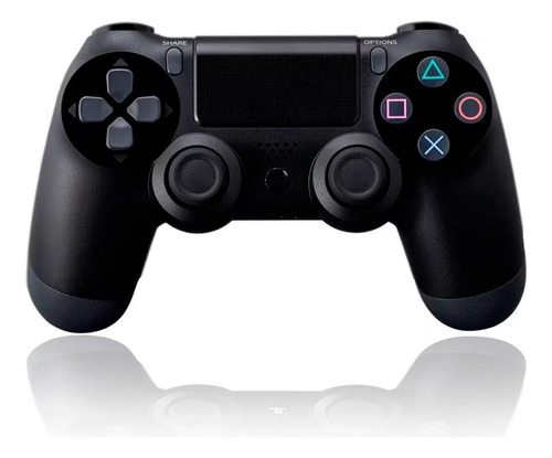 Controle Joystick Ps e Pc Doubleshock Sem Fio Cor Jet black