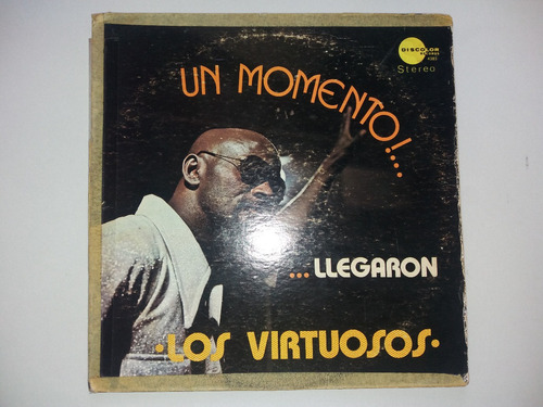 Lp Vinilo Disco Un Momento Llegaron Los Virtuosos Salsa