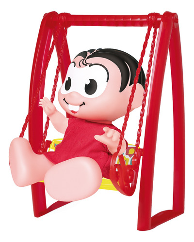 Brinquedo Para Bebe Boneca Turma Da Monica Com Balancinho