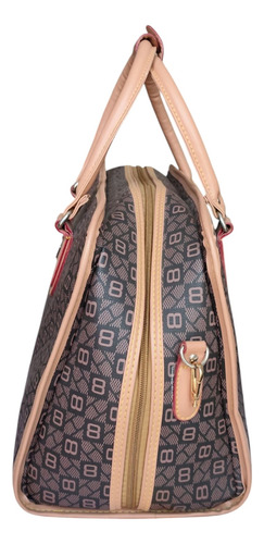 Bolso Genérico De Viaje Práctico Y Espacioso Chocolate