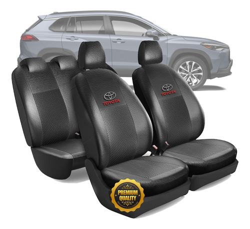 Funda Asiento Cuero Eco Espuma Toyota Corolla Cross 2022 