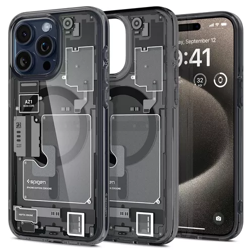 Funda de Spigen iPhone 13 - (transparente/Negro) 