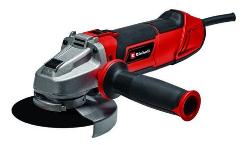 Miniamoladora angular Einhell Expert TE-AG 125 CE de 60 Hz color rojo 1100 W 230 V + accesorio