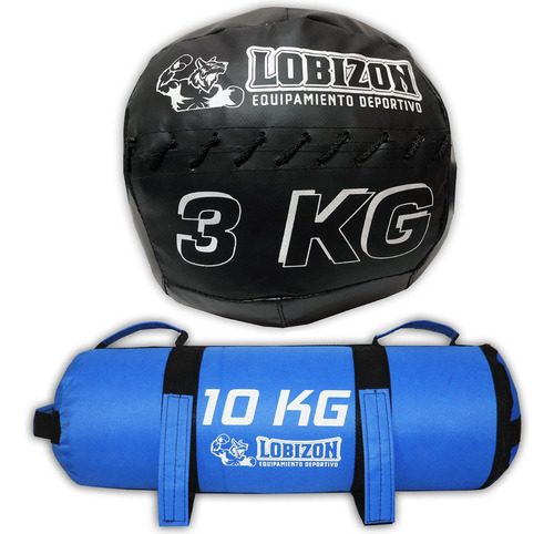 Combo Kit Core Bag 10kg + Medicine Ball 3kg Entrenamiento